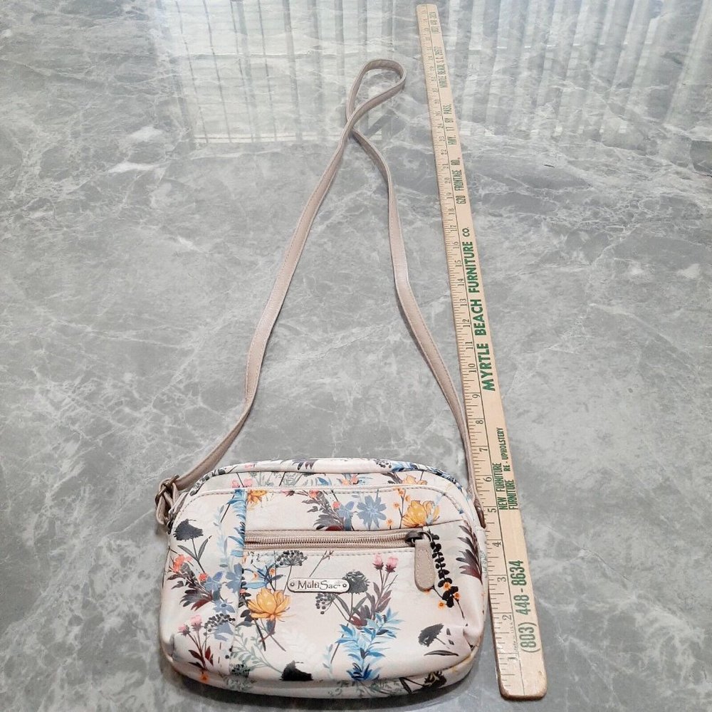 Multi Sac Beautiful Floral Crossbody Handbag Generous Strap Women's Purse